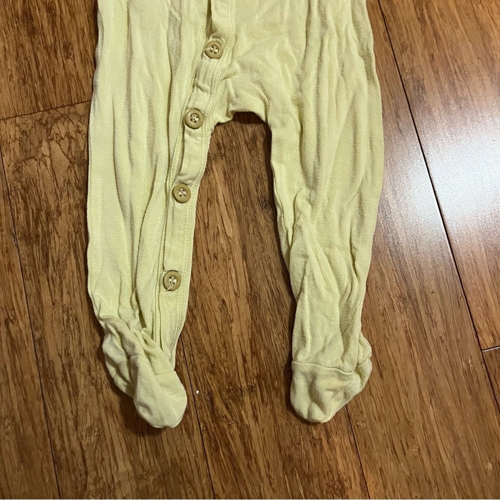 Kate Quinn Light Yellow Kids One Piece Bodysuit - Picture 4 of 4